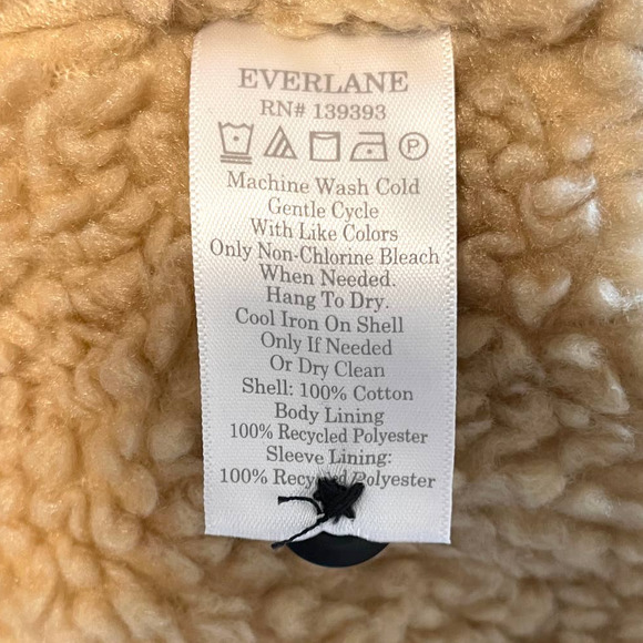 Everlane Men's The ReNew Fleece-Lined Heavyweight Overshirt Size XXL New - Picture 16 of 16